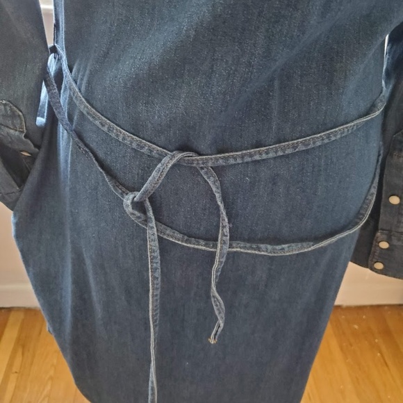 NWOT Gap Vintage Denim Western Shirtdress - Picture 6 of 7